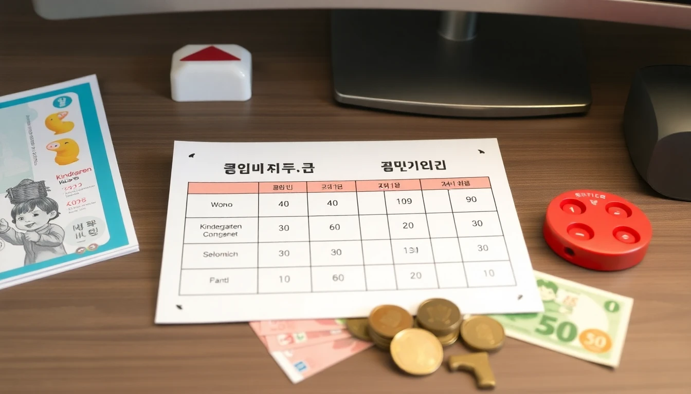 30대 자녀 유치원비 정부지원금 완벽 비교 가이드