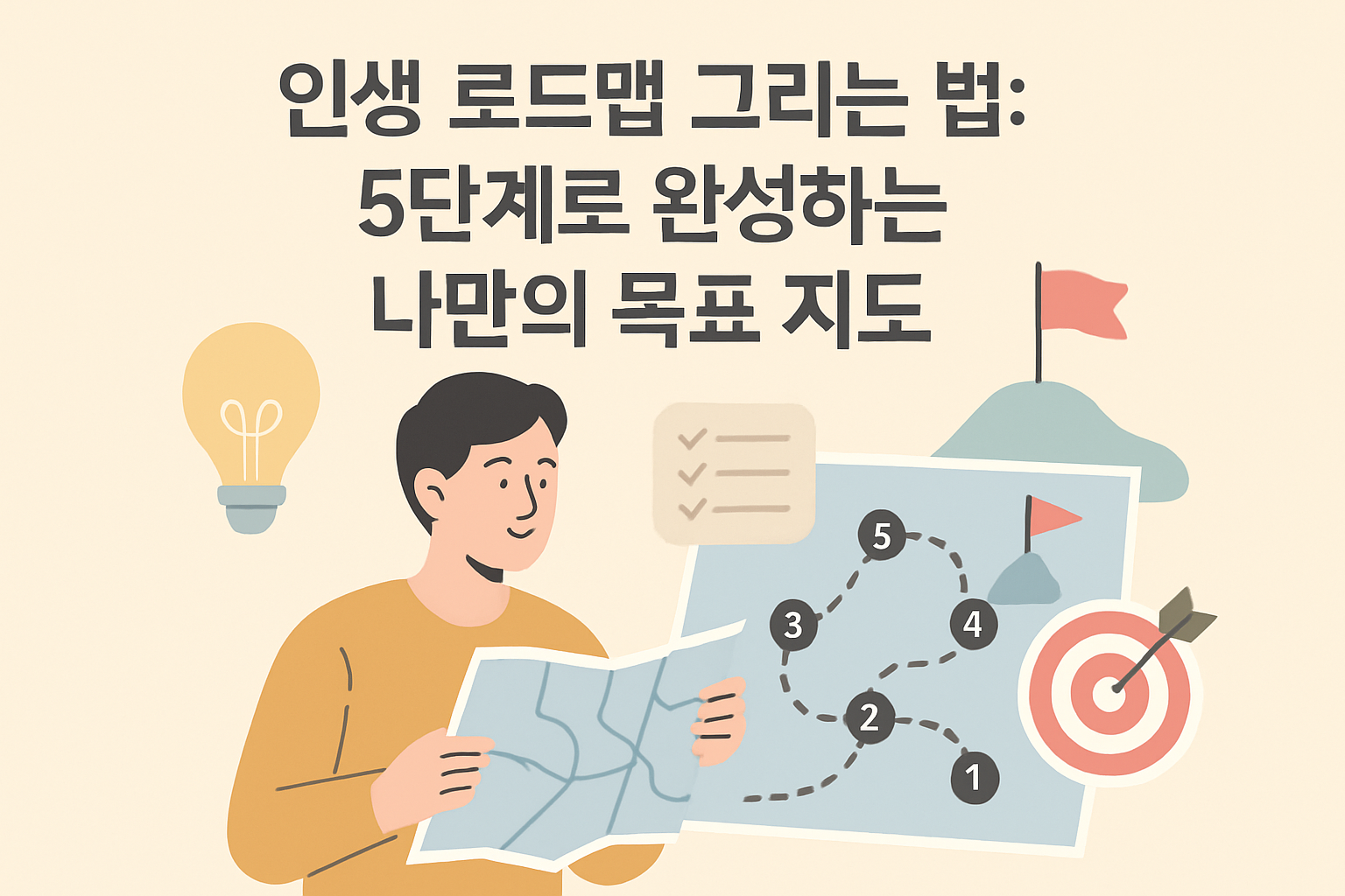 인생 로드맵 그리는 법: 5단계로 완성하는 나만의 목표 지도