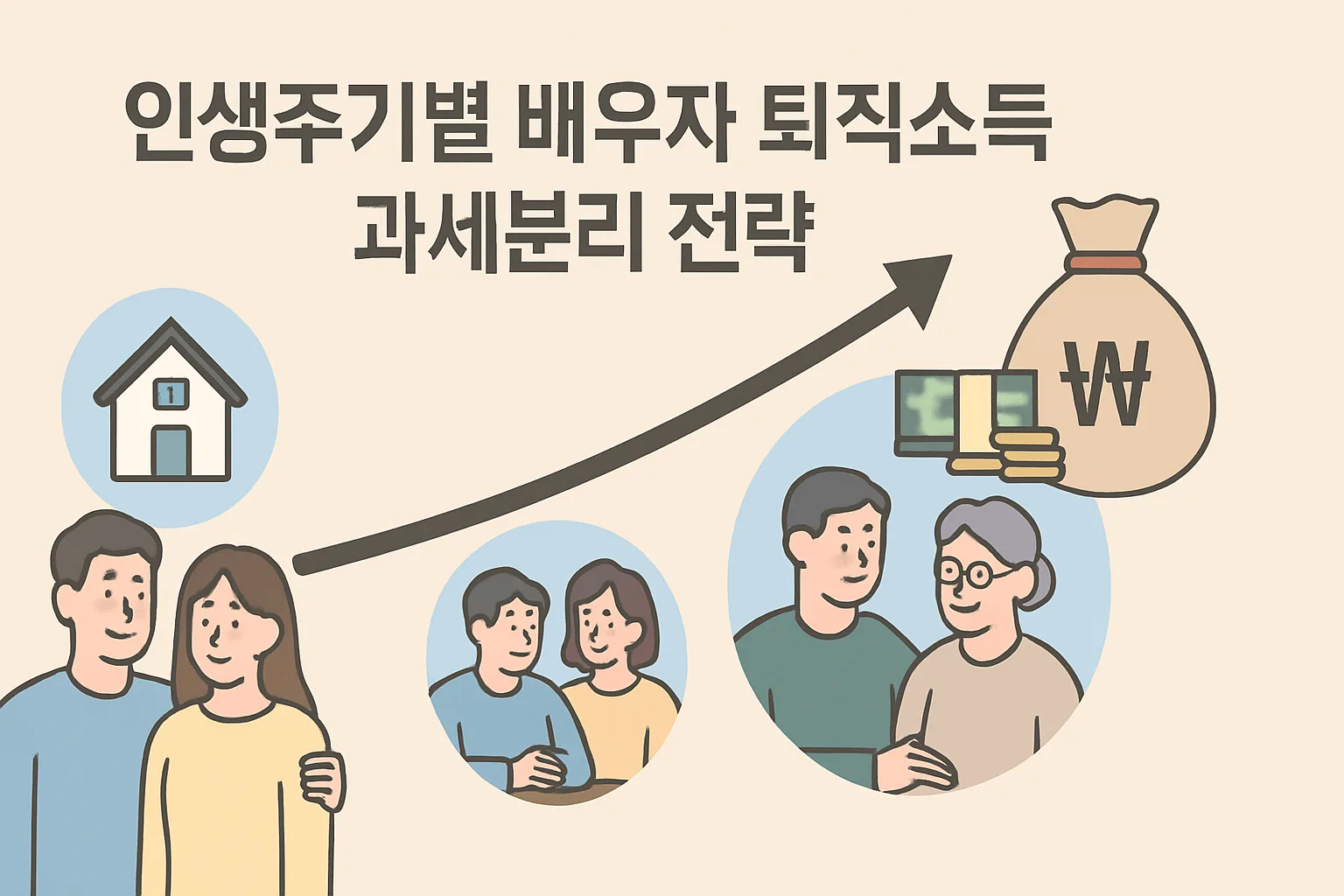 인생주기별 배우자 퇴직소득 과세분리 전략