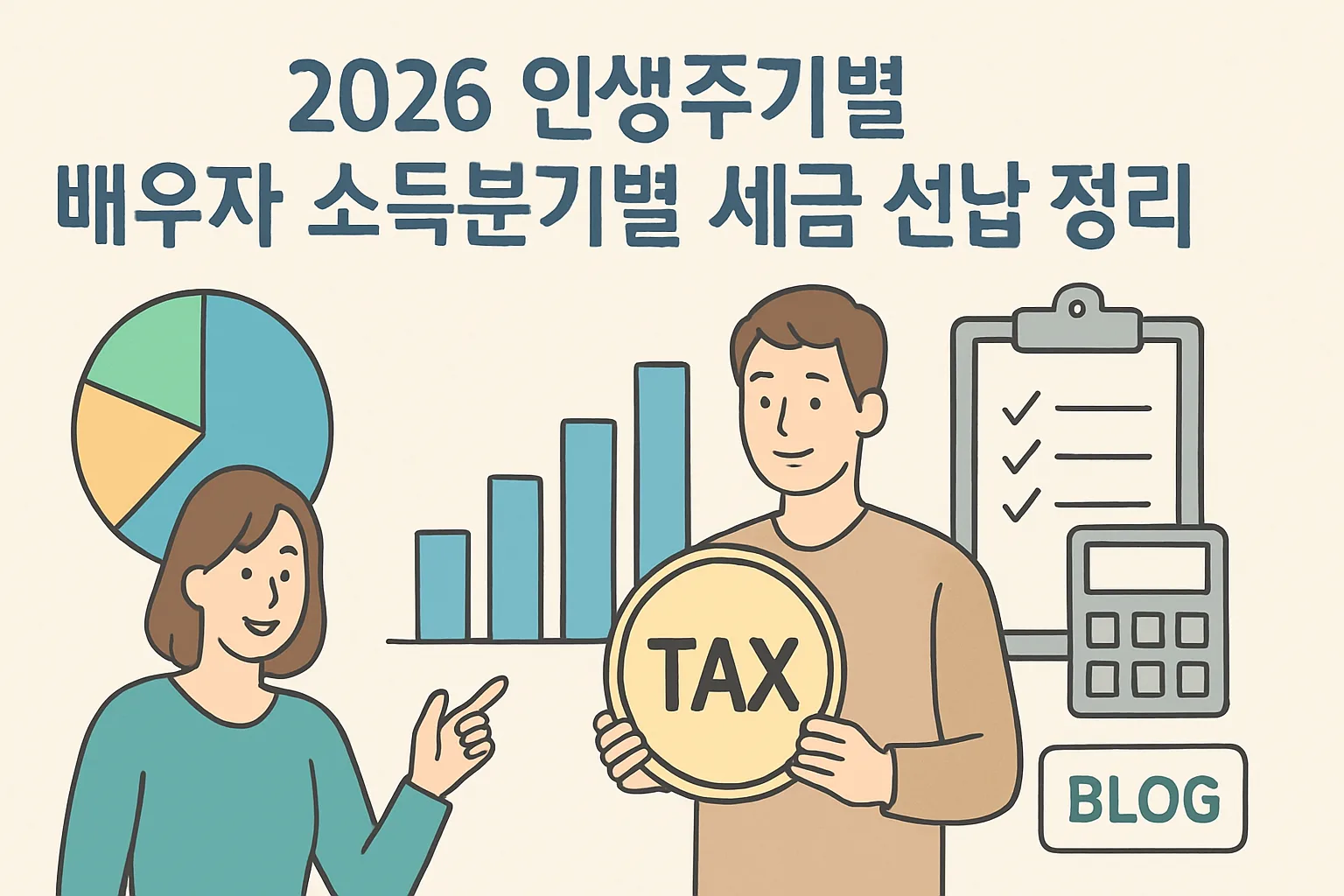 2026 인생주기별 배우자 소득분기별 세금 선납 정리