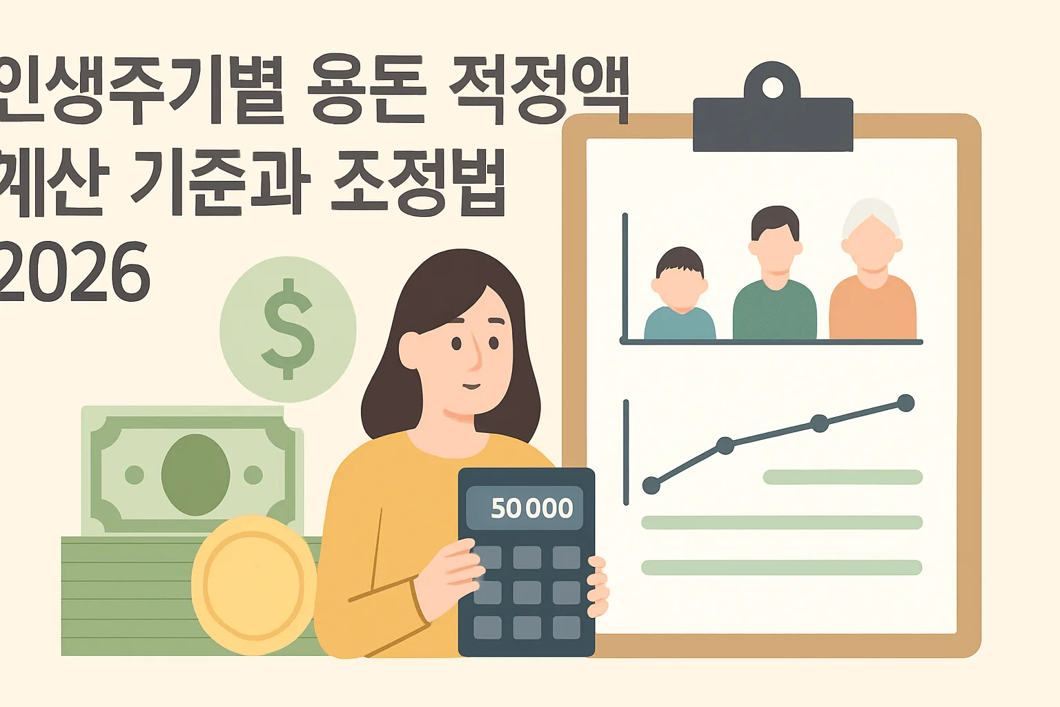 인생주기별 용돈 적정액 계산 기준과 조정법 2026