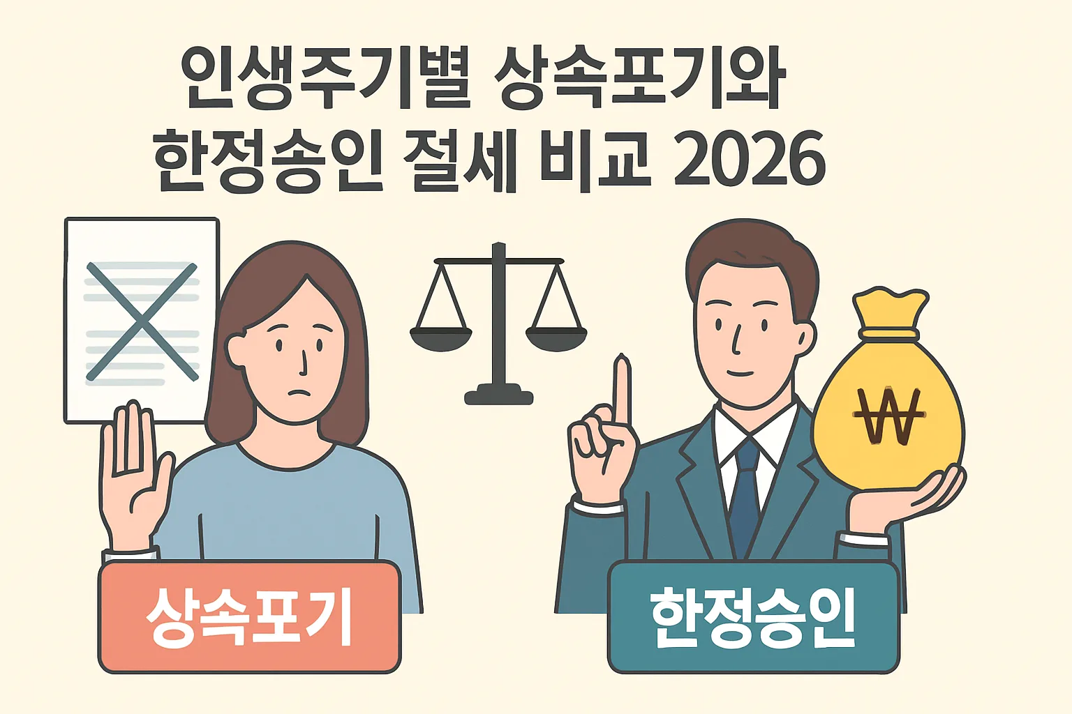 인생주기별 상속포기와 한정승인 절세 비교 2026