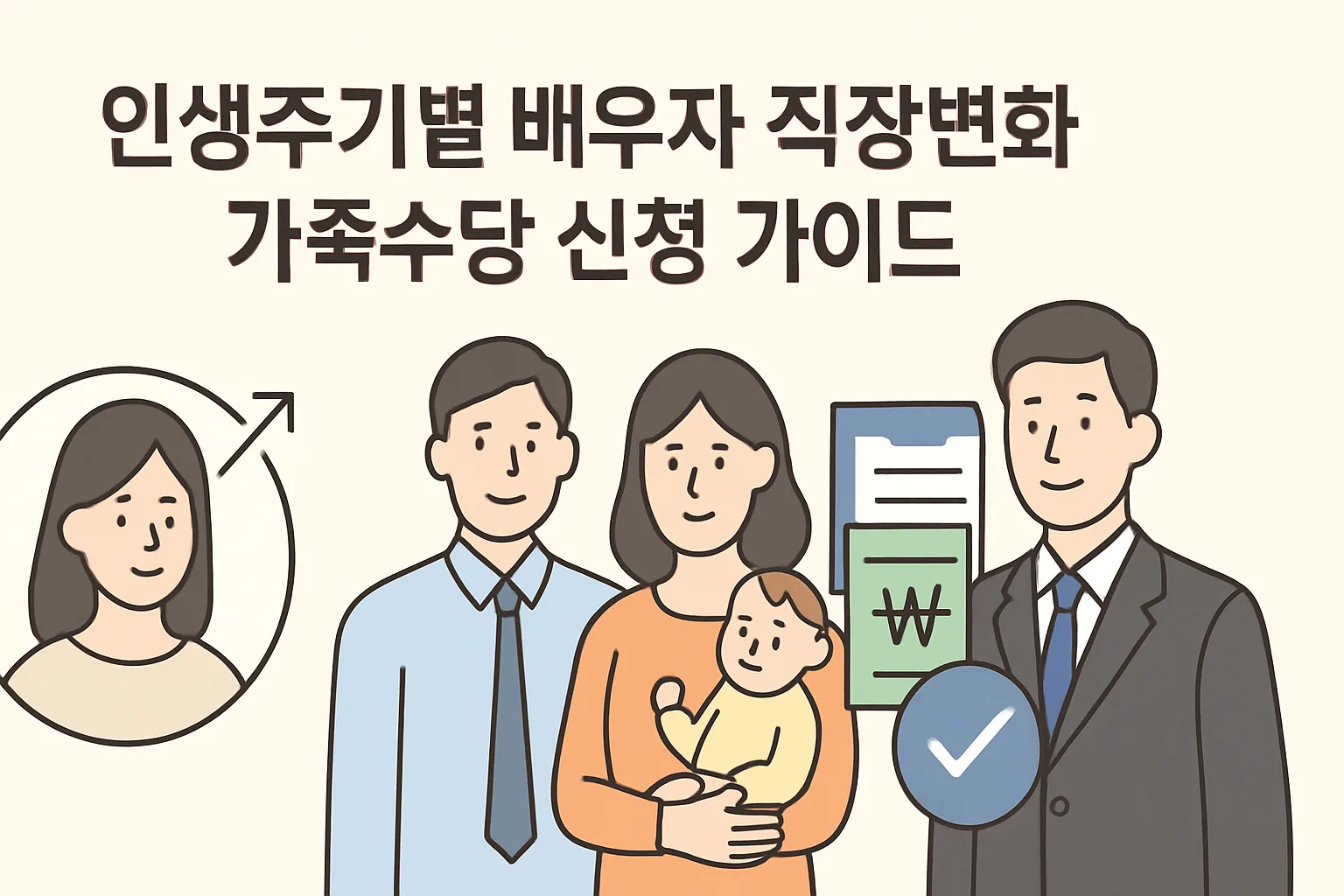 인생주기별 배우자 직장변화 가족수당 신청 가이드
