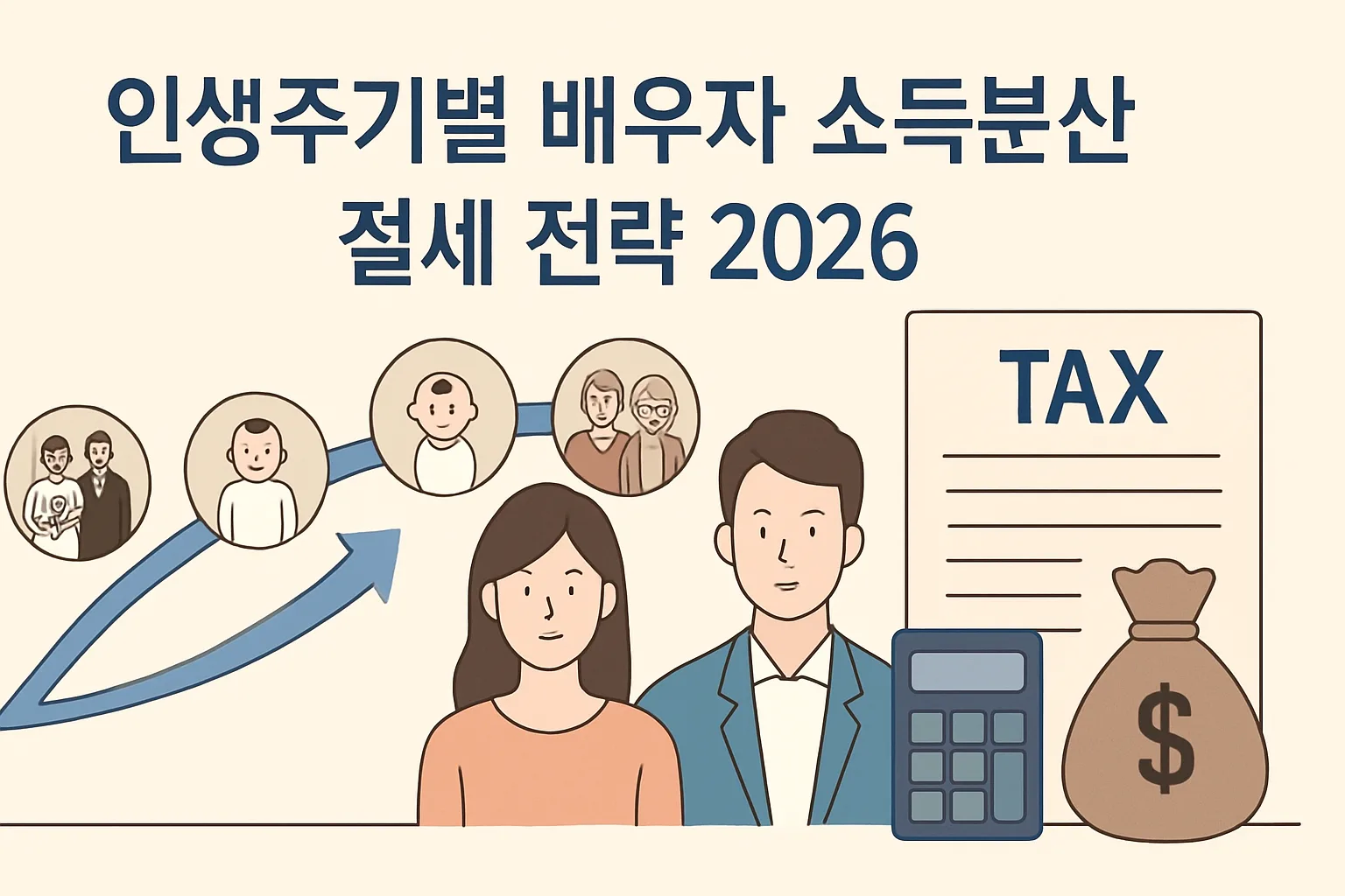인생주기별 배우자 소득분산 절세 전략 2026