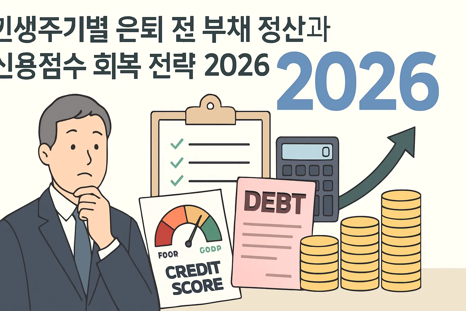 인생주기별 은퇴 전 부채 정산과 신용점수 회복 전략 2026