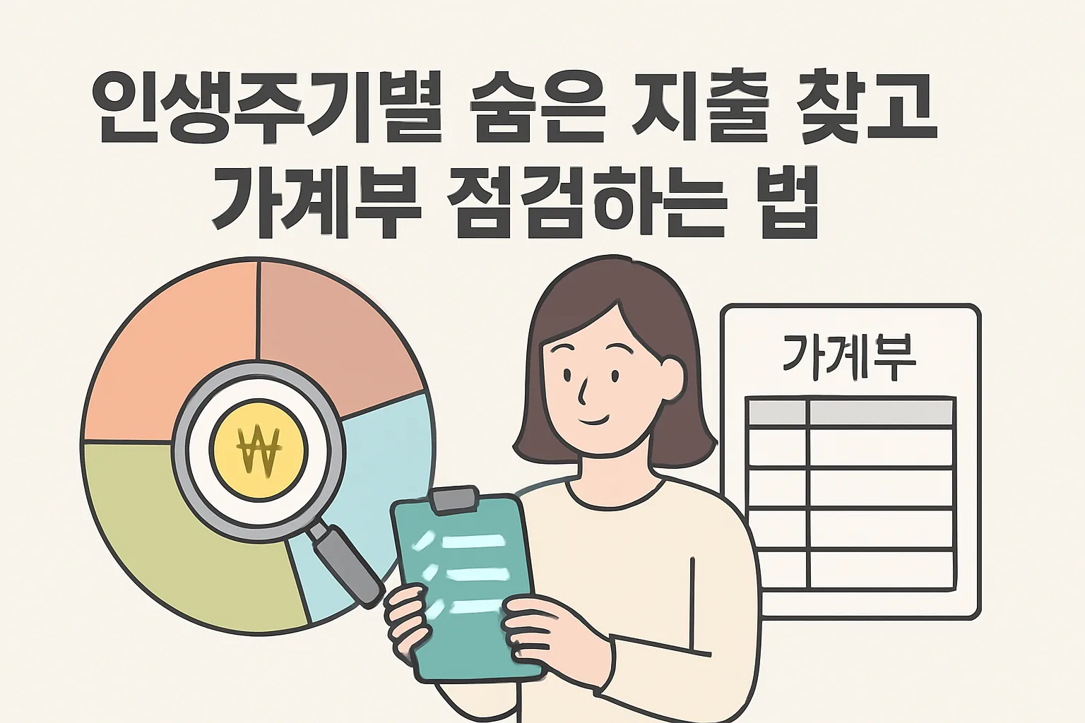 인생주기별 숨은 지출 찾고 가계부 점검하는 법