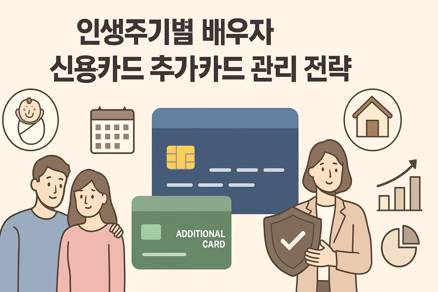 인생주기별 배우자 신용카드 추가카드 관리 전략