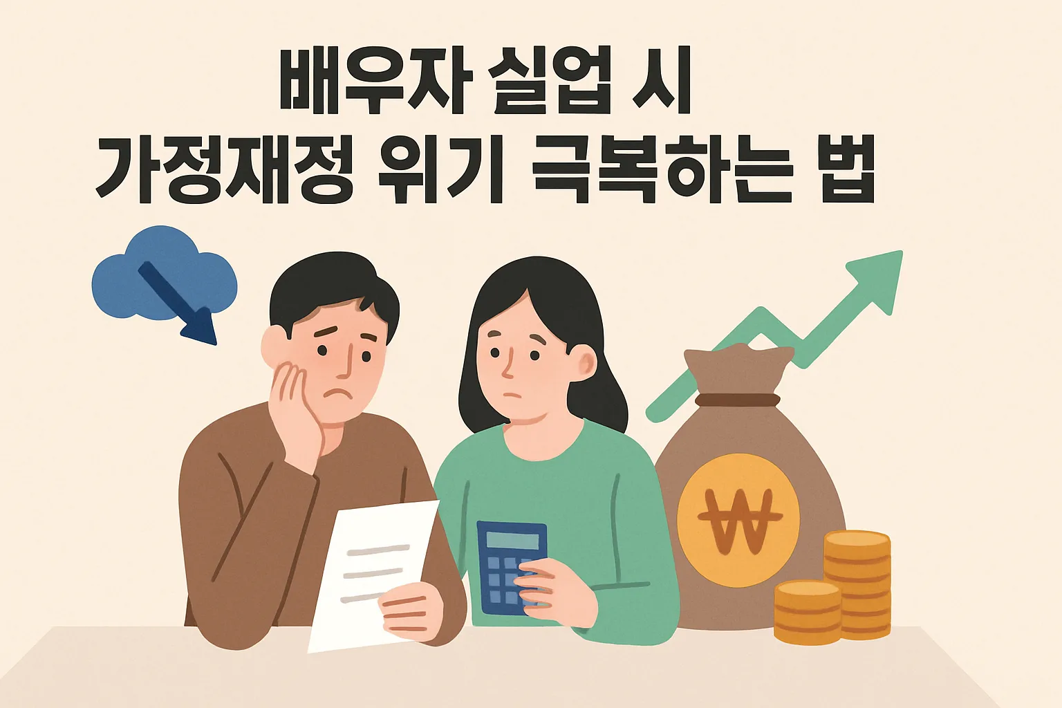 배우자 실업 시 가정재정 위기 극복하는 법