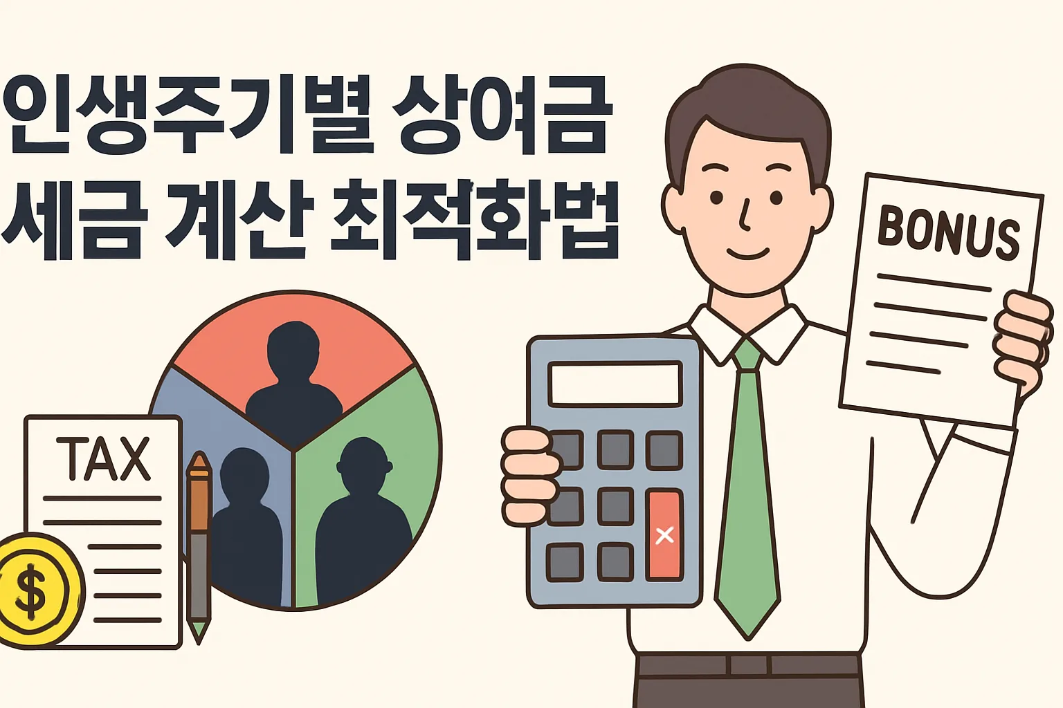 인생주기별 상여금 세금 계산 최적화법