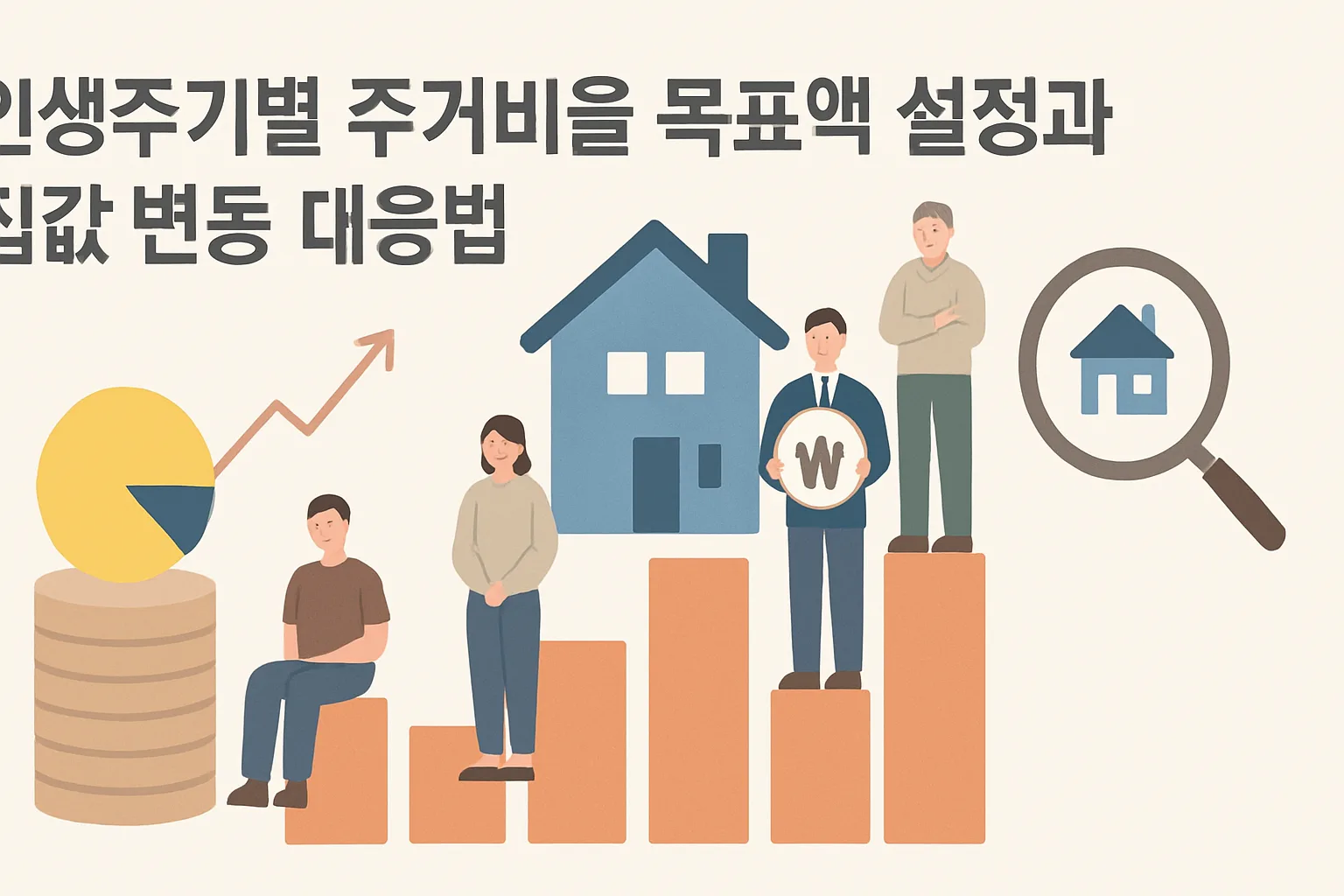 인생주기별 주거비율 목표액 설정과 집값 변동 대응법