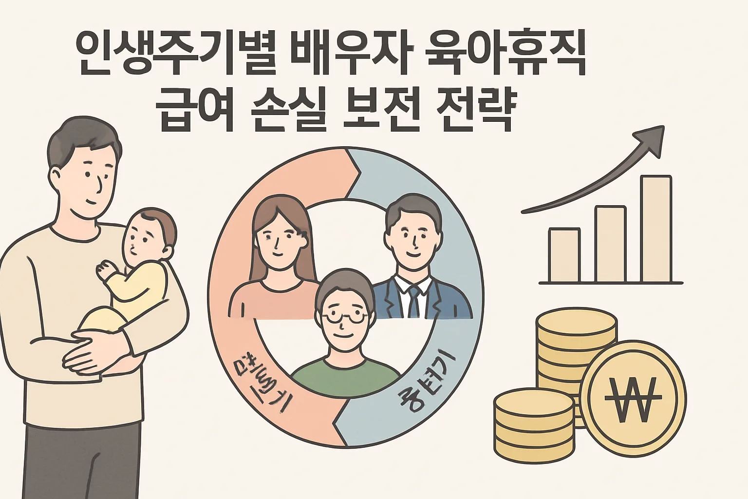 인생주기별 배우자 육아휴직 급여 손실 보전 전략