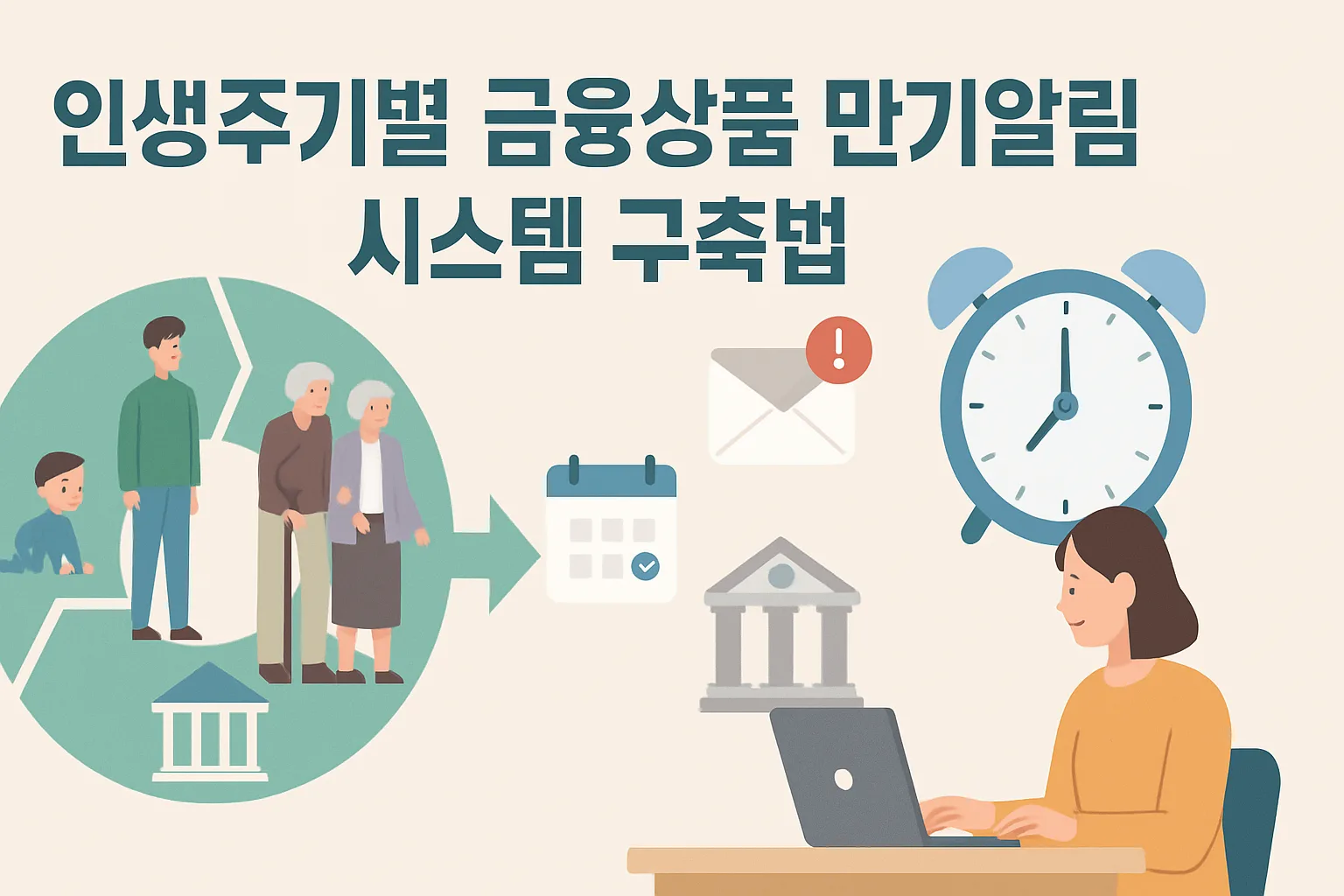 인생주기별 금융상품 만기알림 시스템 구축법