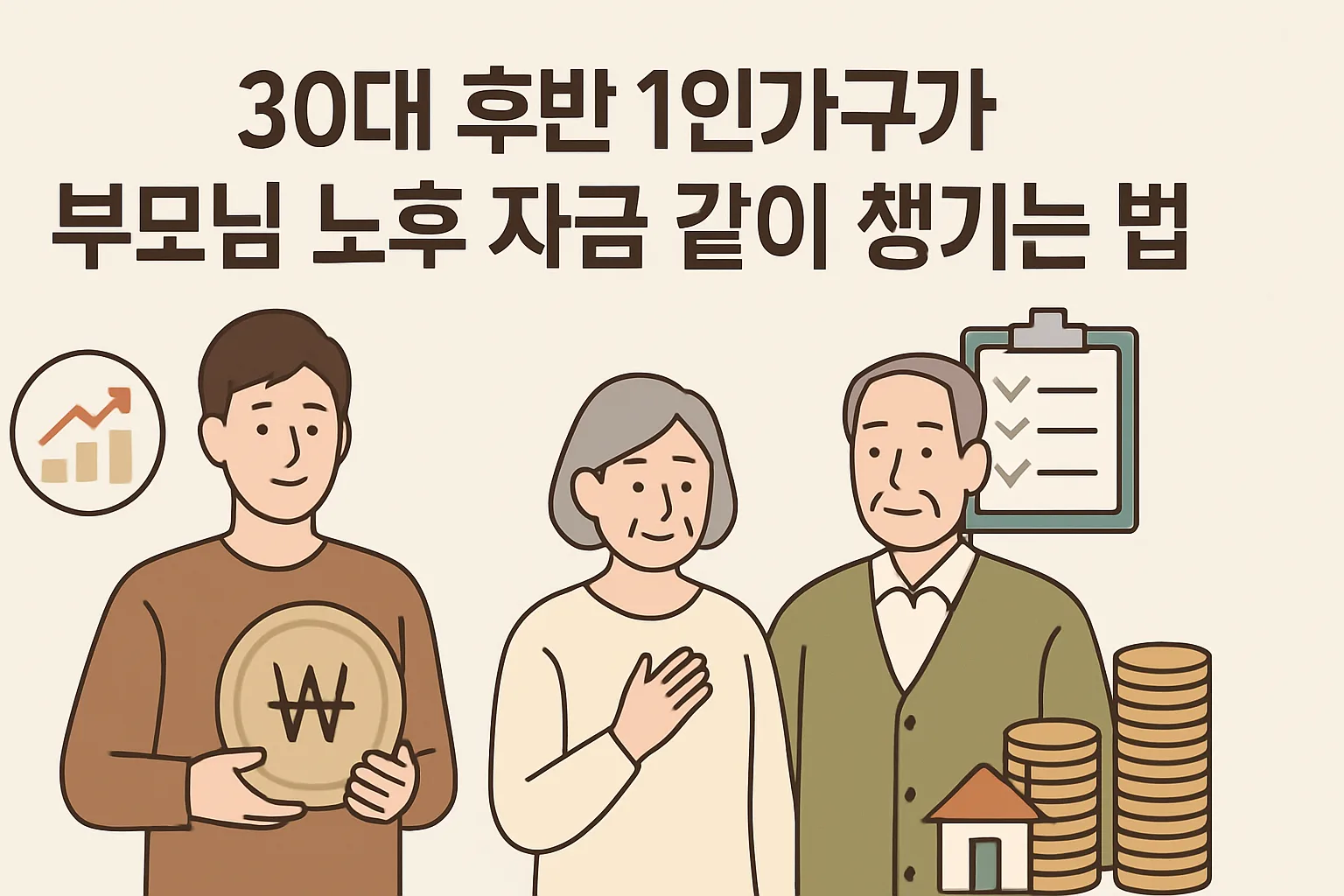 30대 후반 1인가구가 부모님 노후 자금 같이 챙기는 법