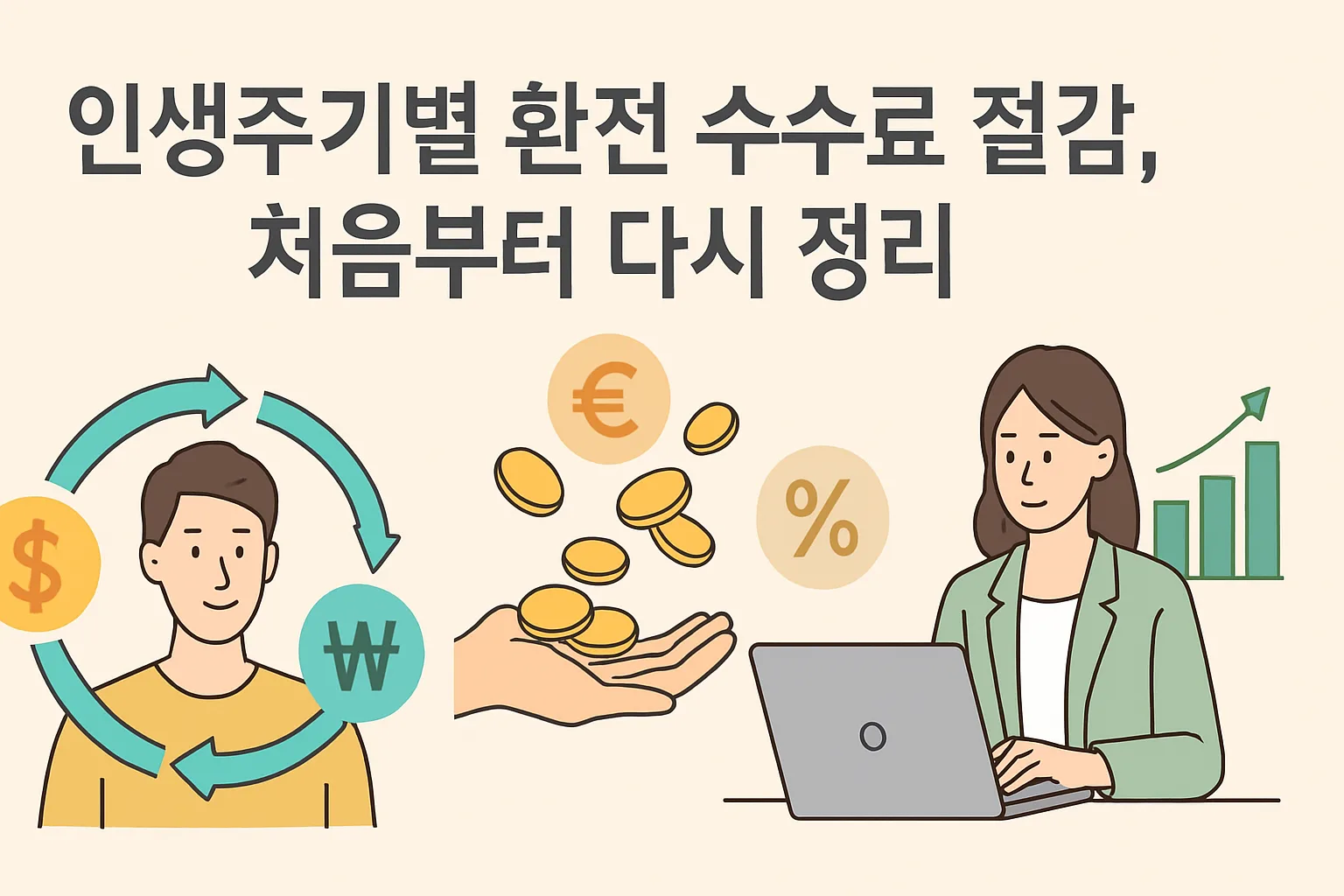 인생주기별 환전 수수료 절감, 처음부터 다시 정리