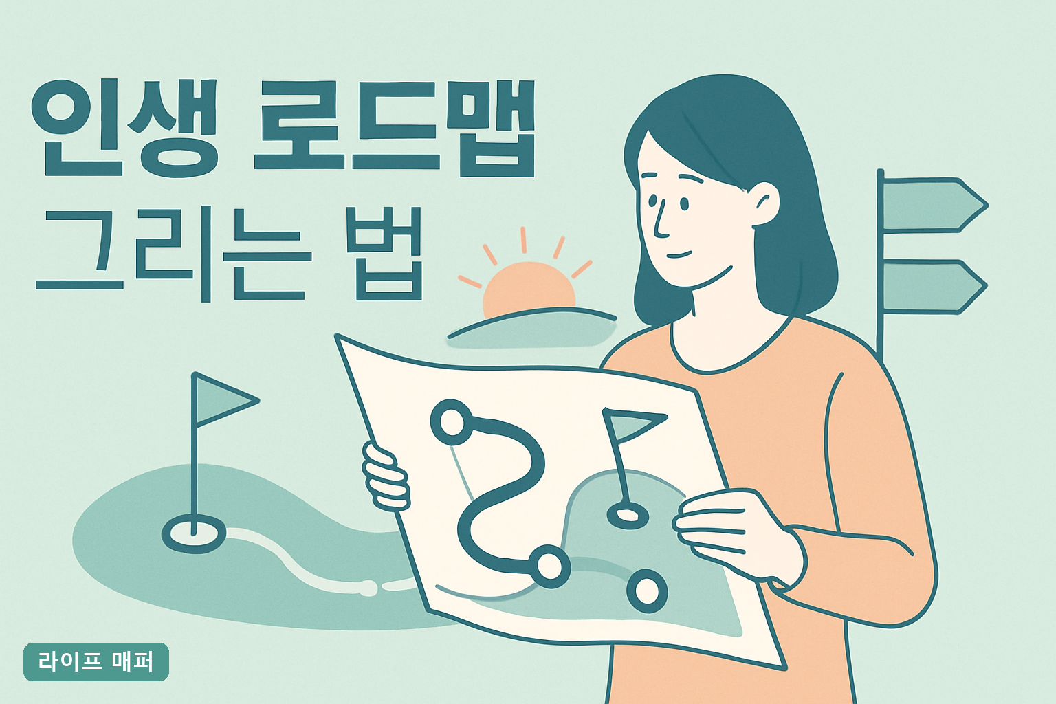 흐지부지되지 않는 '인생 로드맵' 그리는 법 — 목표 나열이 아니라 방향 설계로