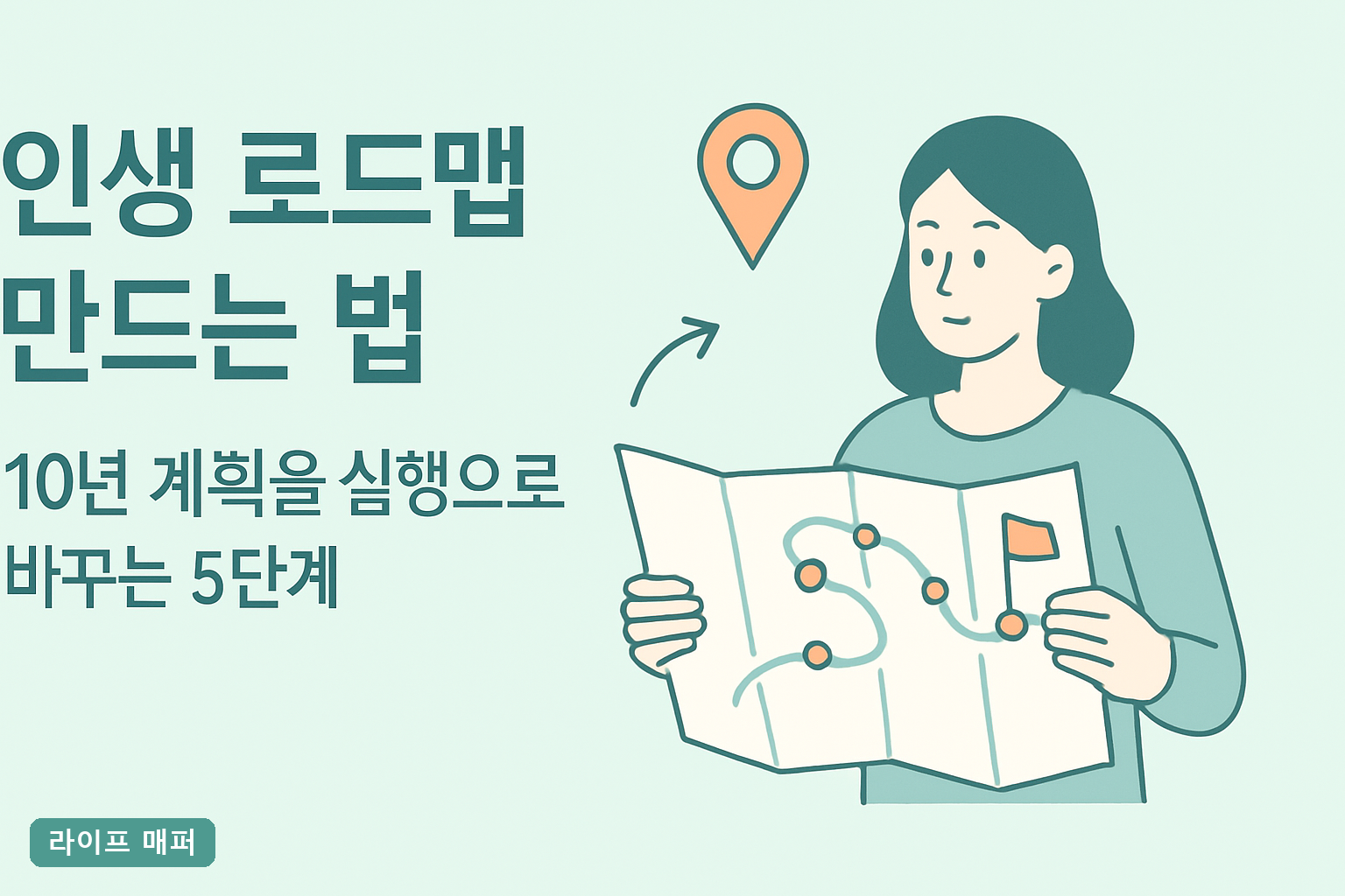 인생 로드맵 만드는 법: 10년 계획을 실행으로 바꾸는 5단계