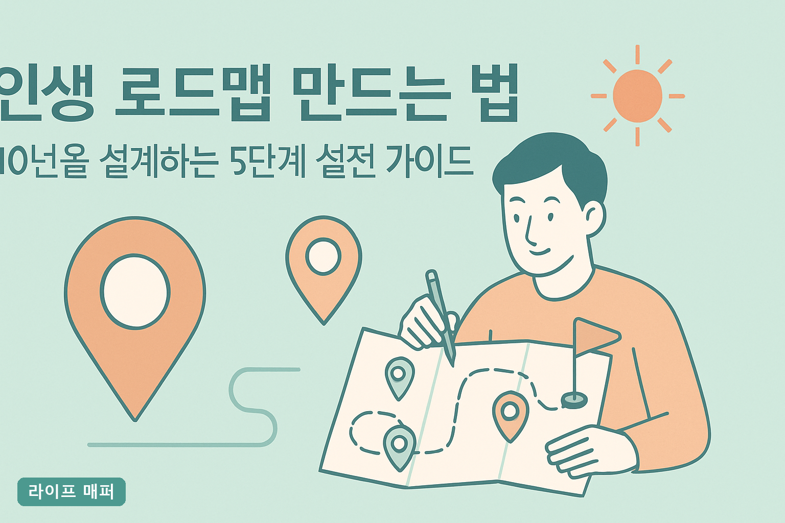 인생 로드맵 만드는 법: 10년을 설계하는 5단계 실전 가이드