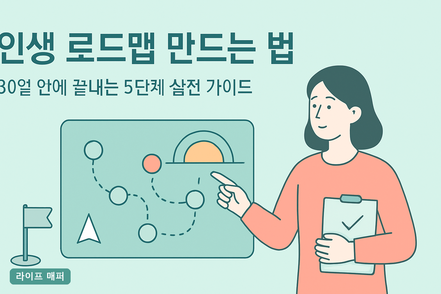 인생 로드맵 만드는 법: 30일 안에 끝내는 5단계 실전 가이드