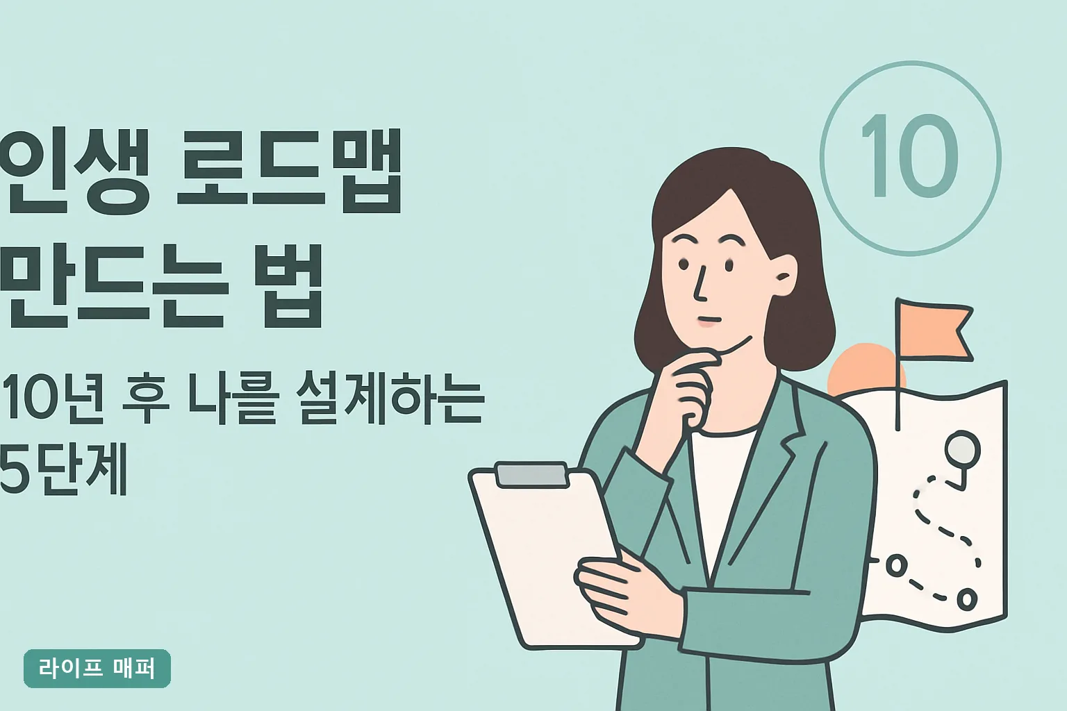 인생 로드맵 만드는 법: 10년 후 나를 설계하는 5단계