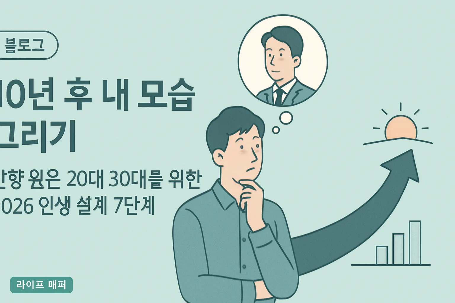 10년 후 내 모습 그리기: 방향 잃은 20대 30대를 위한 2026 인생 설계 7단계**
